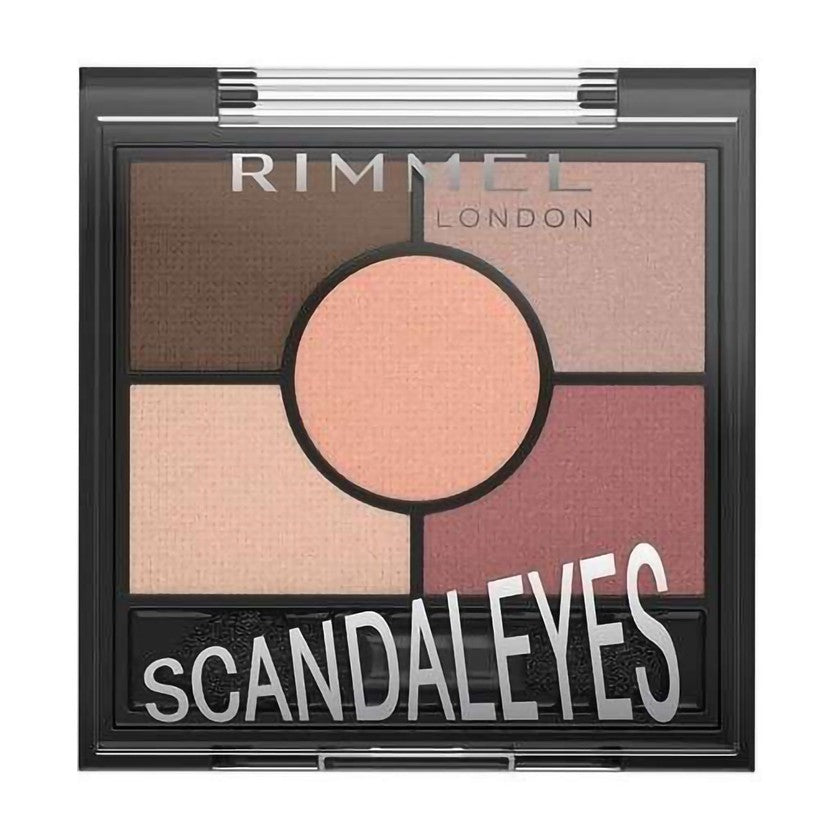 Rimmel Sgandoleyes 5 Pan -paletti - Pitkäaikainen luomiväri 3,8 g 003 Rosa kvartsi