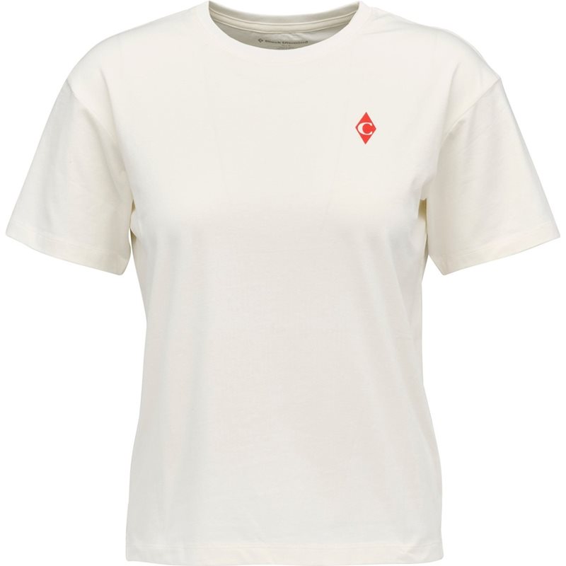 Black Diamond W Bd Dragon Ss Tee Off White - M