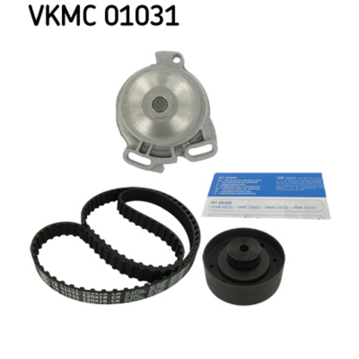 Vesipumppu + jakohihnasarja SKF VKMC 01031