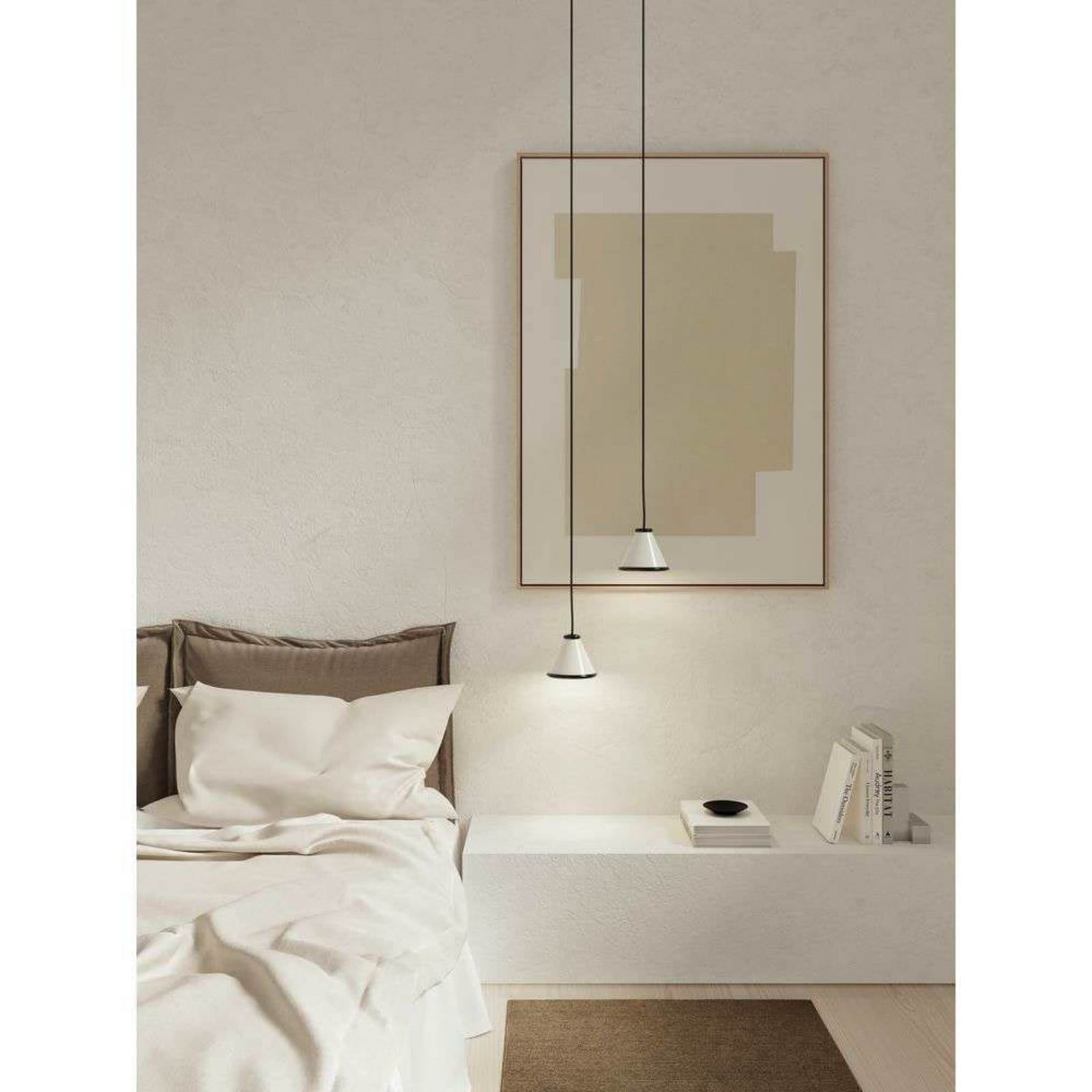 Belle Riippuvalaisin Ø15 Glossy White/Glossy Black - Belid - Ruokailutila - Metalli