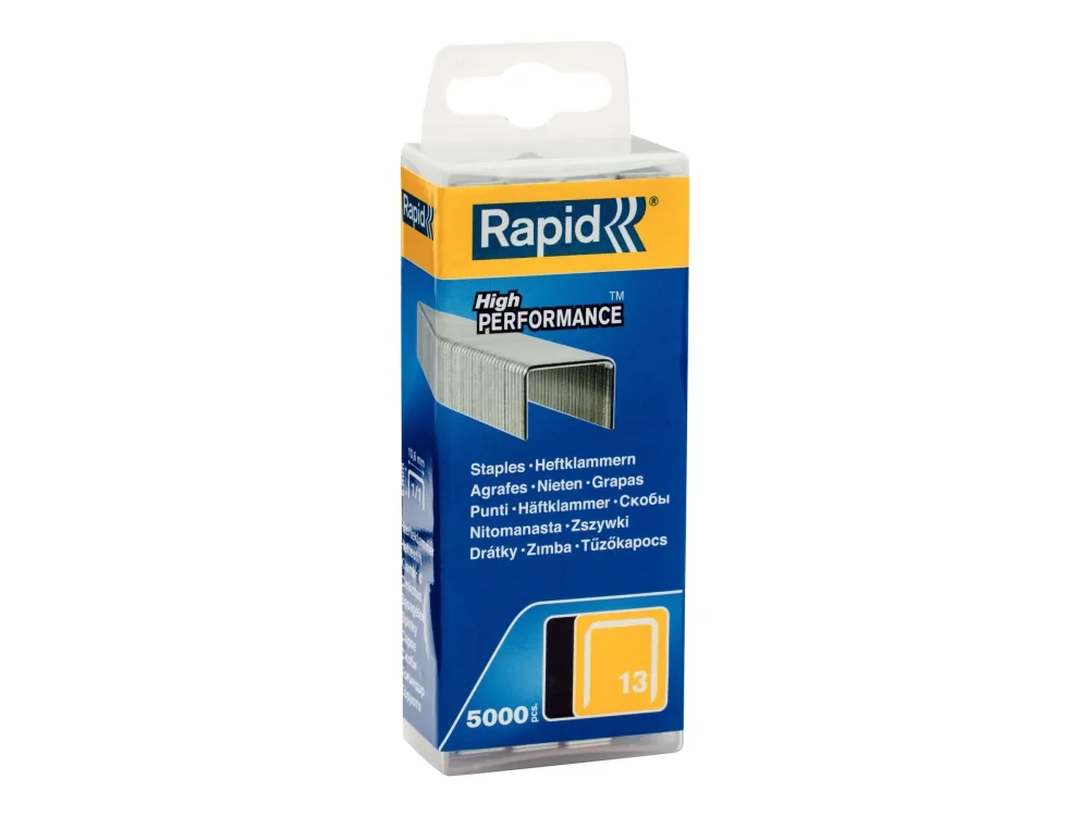 Rapid 40303079, Niittipakkaus, 6 mm, 5000 niitit, Kiinnitys, Metallinen, R13, R23, R30, R33, R83 ALU610, ALU913, R19, Eco Tacker, M10Y