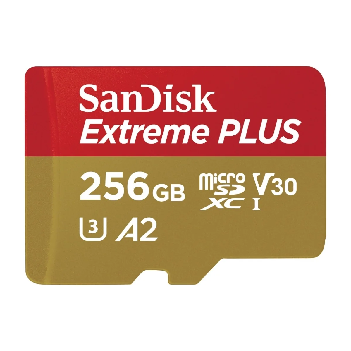 SanDisk Extreme PLUS - Flash-muistikortti (microSDXC-SD-sovitin mukana) - 256 GB