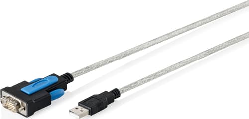 Digitus Usb To Serial (rs232) Cable 1.8m 1.8m Usb-a Rs-232 Läpinäkyvä