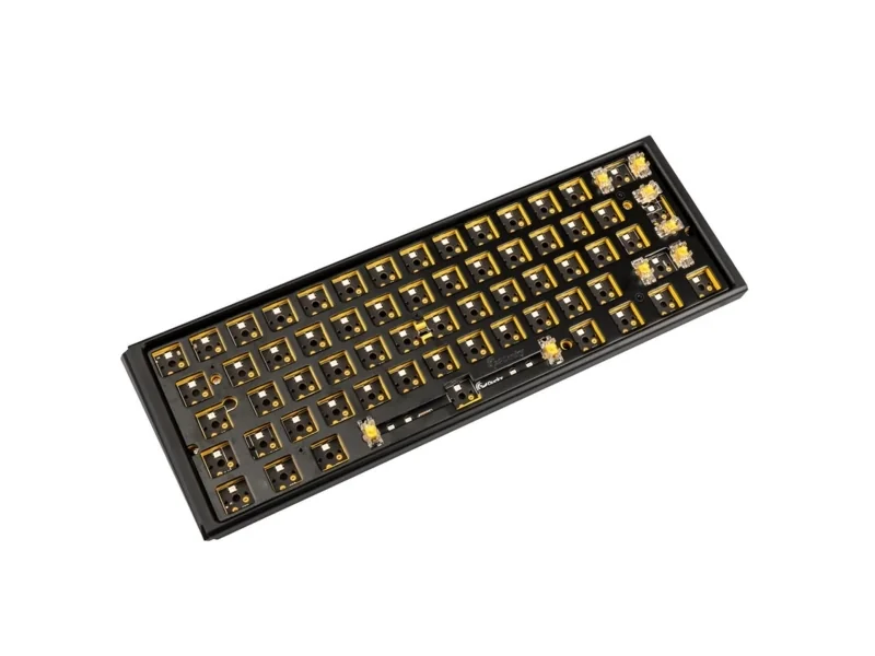 Ducky One 3 Hot-Swap Barebone Mini, 60%, Langallinen, USB, Mekaaninen, RGB LED, musta