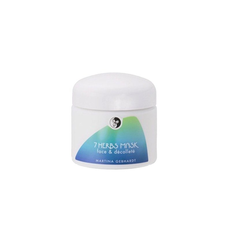 Kasvo- ja dekolteemaskia, jossa on 7 erilaista yrttiä Martina Gebhardt 7 Herbs Mask Face & Decollete 100 ml