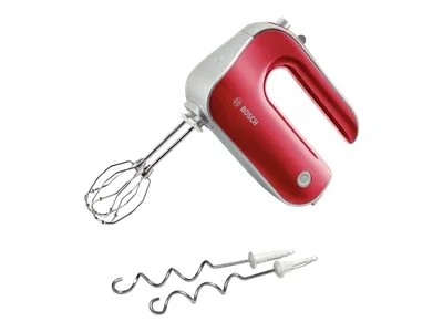 Bosch MFQ40303, Käsisekoitin, Punainen, Hopea, Sekoitus, 1,4 m, Vipu, 500 W