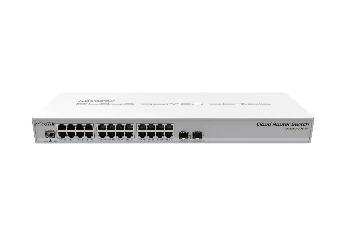 Mikrotik CRS326-24G-2S+RM 24xgiga ports 2xSFP+ rackmount
