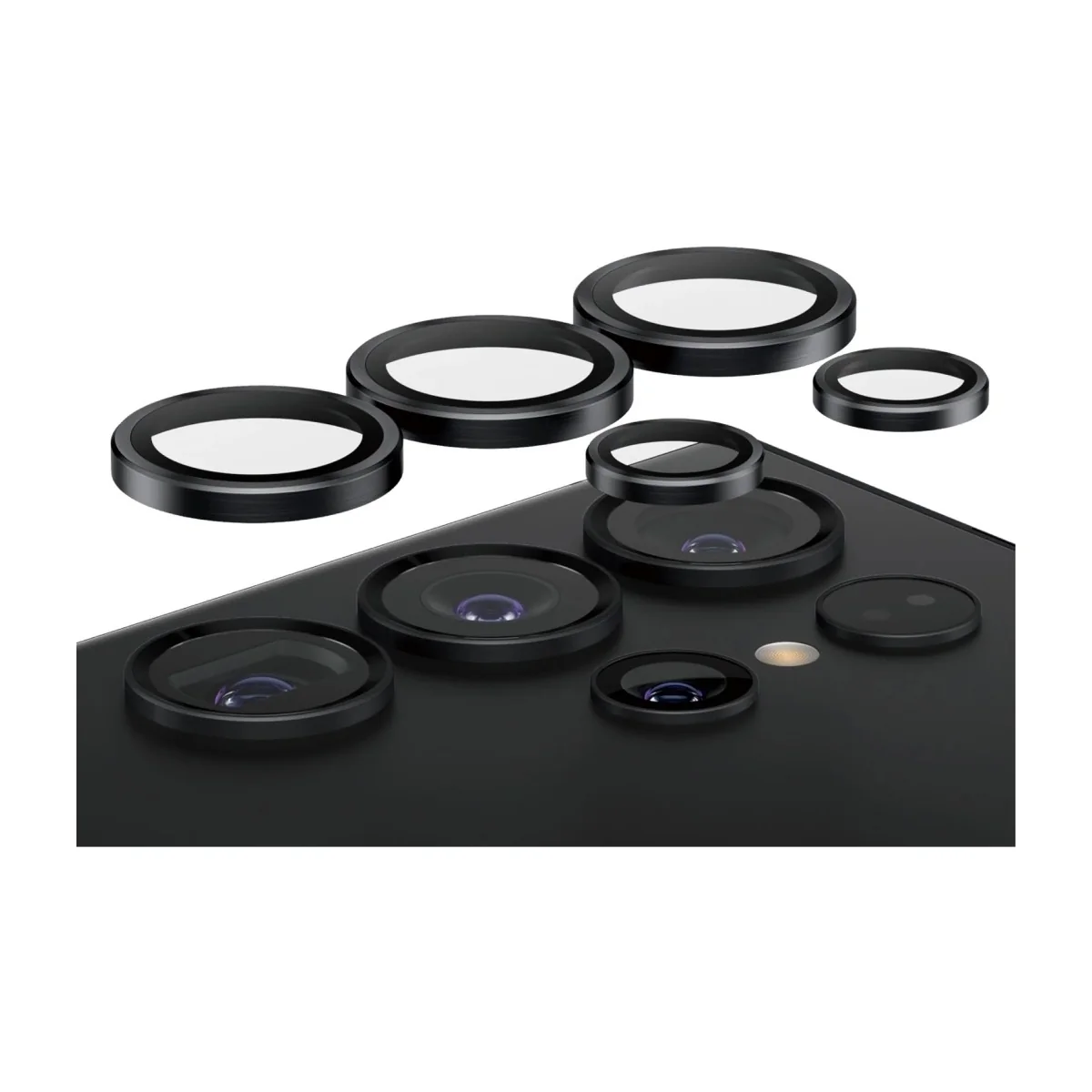 PanzerGlass Hoops™ Camera Lens Protector Samsung Galaxy S24 Ultra | Black