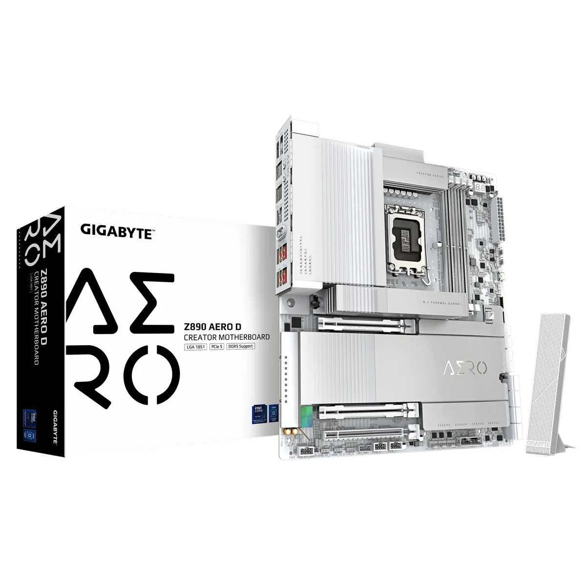 GIGABYTE Z890 AERO D Emolevy - Intel Z890 - Intel LGA1851 - DDR5 RAM - ATX