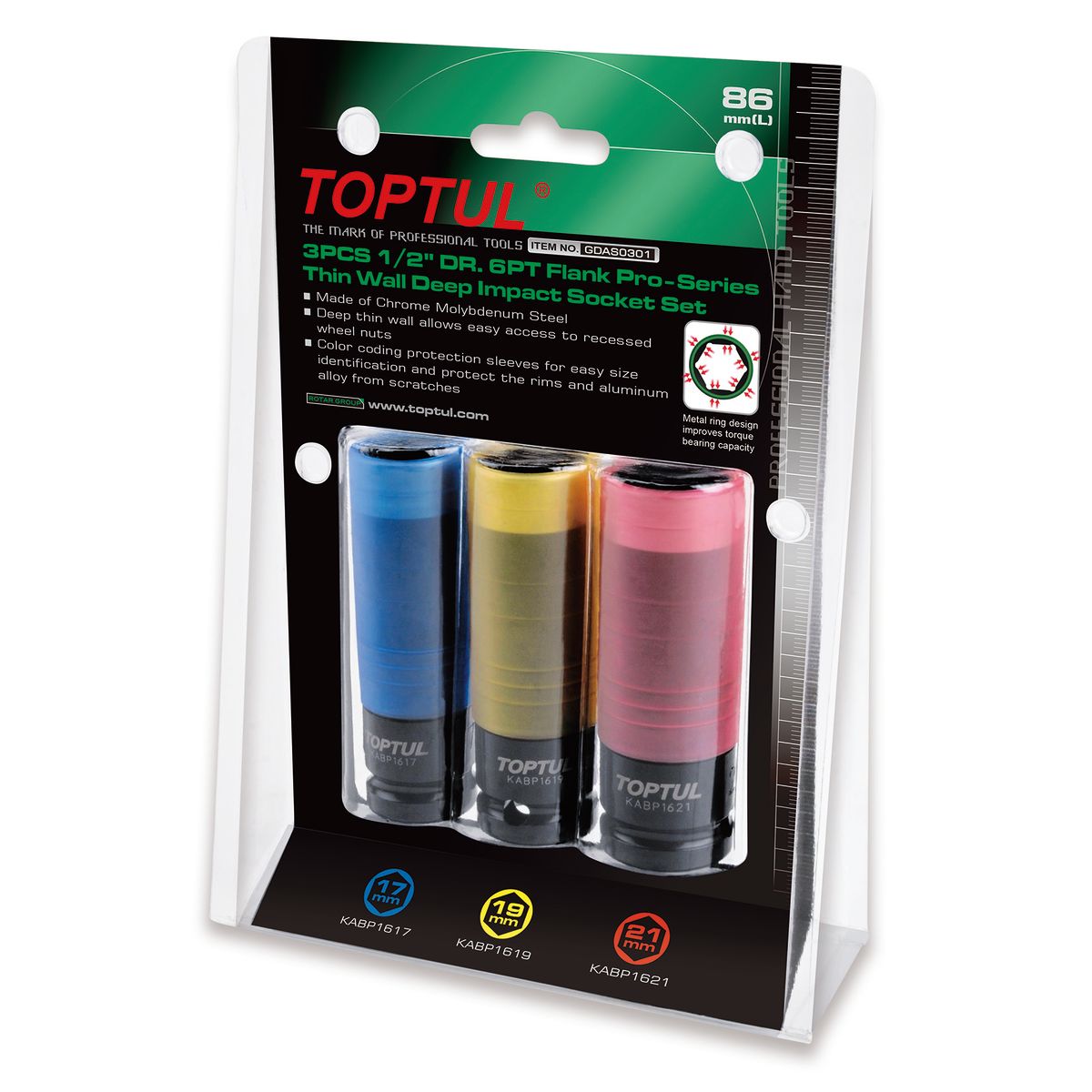 Voimahylsy TOPTUL GDAS0301
