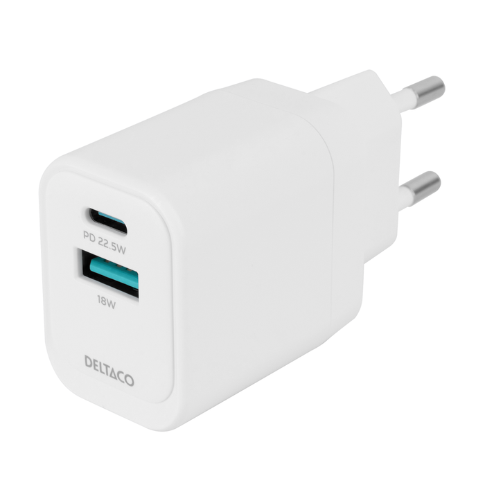 Deltaco USB Wall Charger