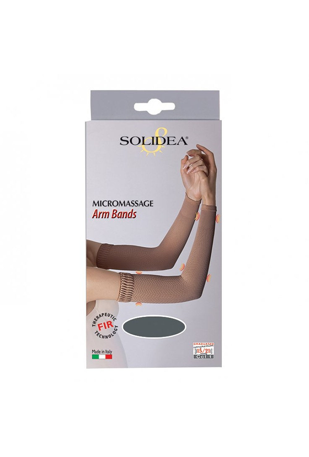Solidea Mikrohierontakäsivarsinauhat Ccl1 15 21mmHg Ocean Blue XL