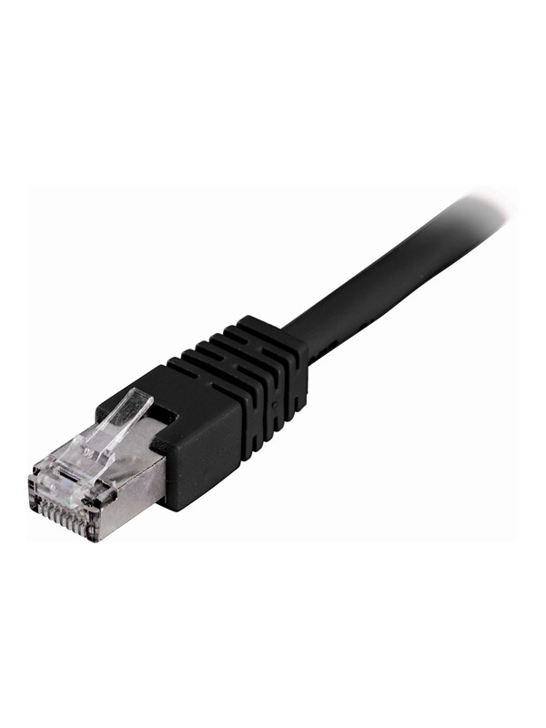 Deltaco Cat6 F/UTP RJ45 25m -verkkokaapeli, musta
