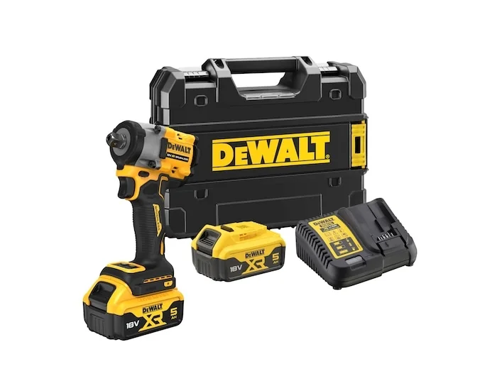 DeWALT DCF922P2T-QW, Iskuväännin, Harjaton, musta, Keltainen, 1/2, 2500 RPM, 610 Nm
