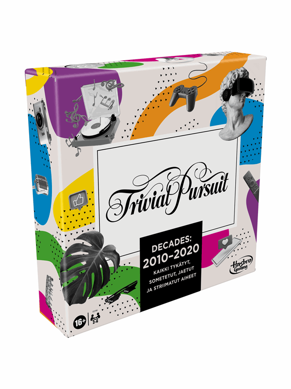 Hasbro Trivial Pursuit 2010 - 2020 luvut -lautapeli FI