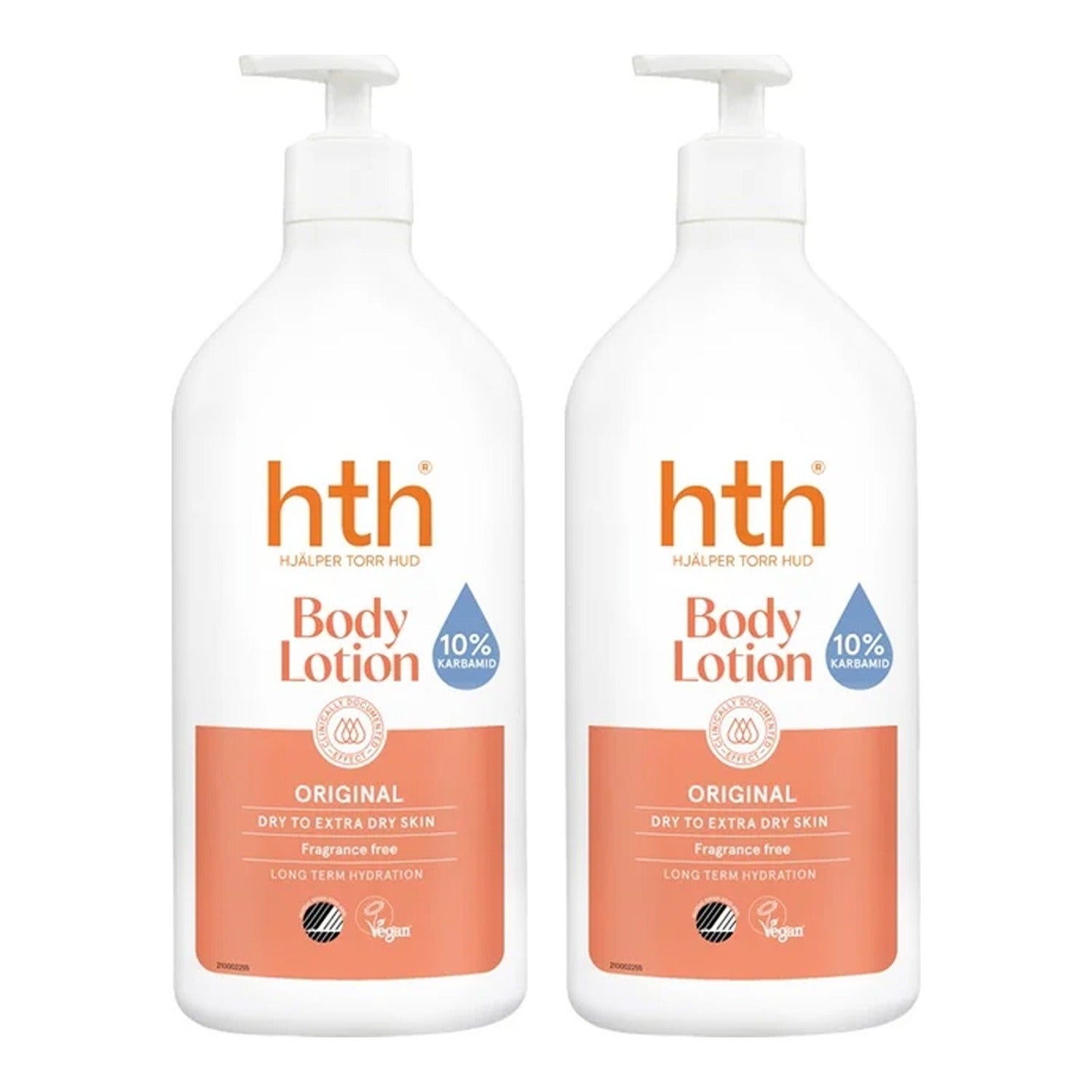HTH Original Body Lotion Fragrance Free 400 ml