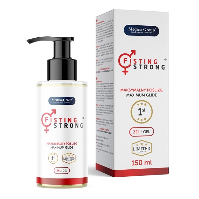 Medica-Group Fisting Strong Gel – vesipohjainen geeli syviin tuntemuksiin ja maksimaaliseen mukavuuteen, 150 ml