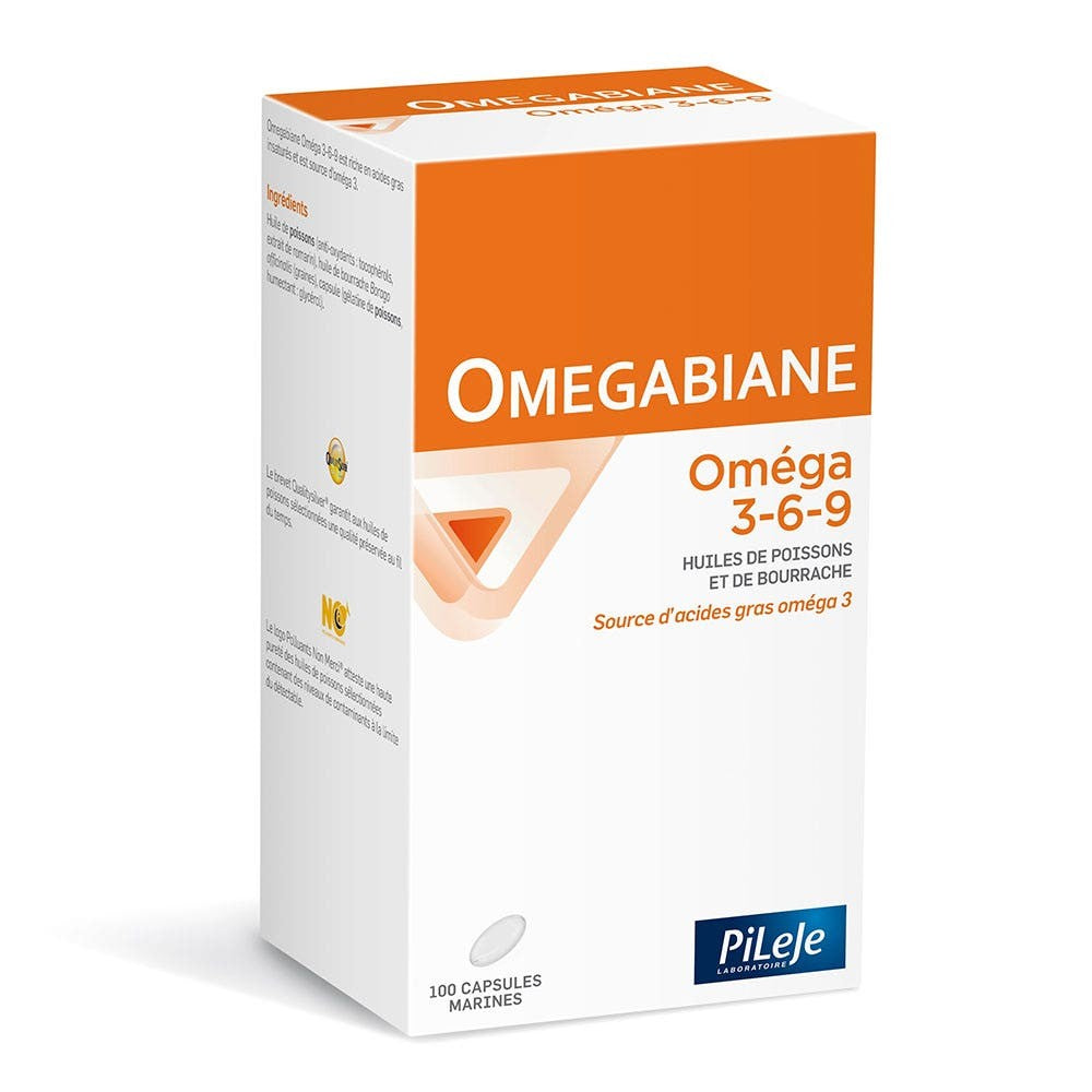Pileje Omegabialaiset Omega 3-6-9 Omegabiane 100 kapselia