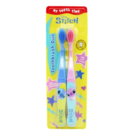 Disney Stitch Lasten Hammasharja Duo - 2 kpl