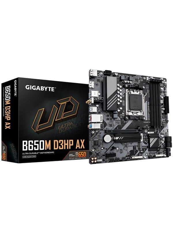 GIGABYTE B650M D3HP AX Emolevy - AMD B650 - AMD AM5 - DDR5 RAM - Micro-ATX