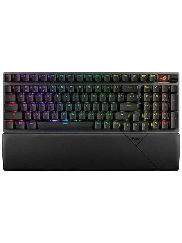 ASUS ROG Strix Scope II 96 Wireless - Pelinäppäimistö - Pohjoismainen - Musta
