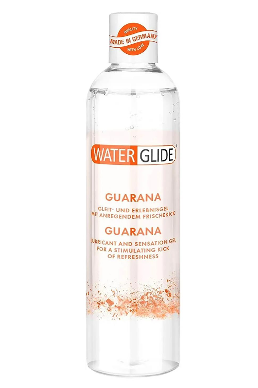 Waterglide Guarana vesipohjainen liukuvoide ja stimuloiva geeli 2-in-1, 300 ml