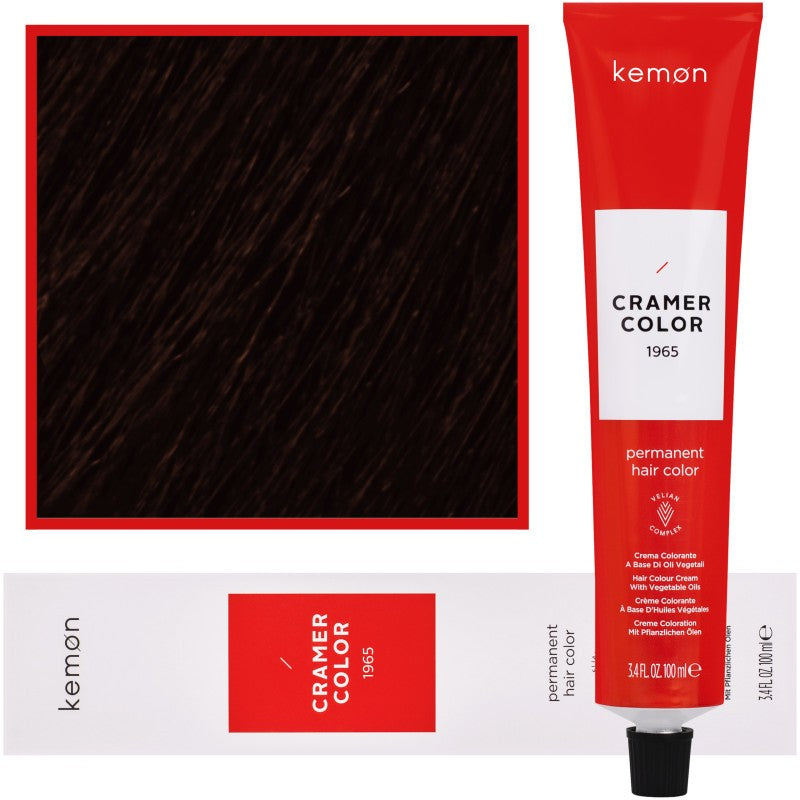 Kemon Cramer Color – kermainen hiusväri kookosöljyllä, 100 ml 5,36 | Vaalean kultainen mahonkinruskea
