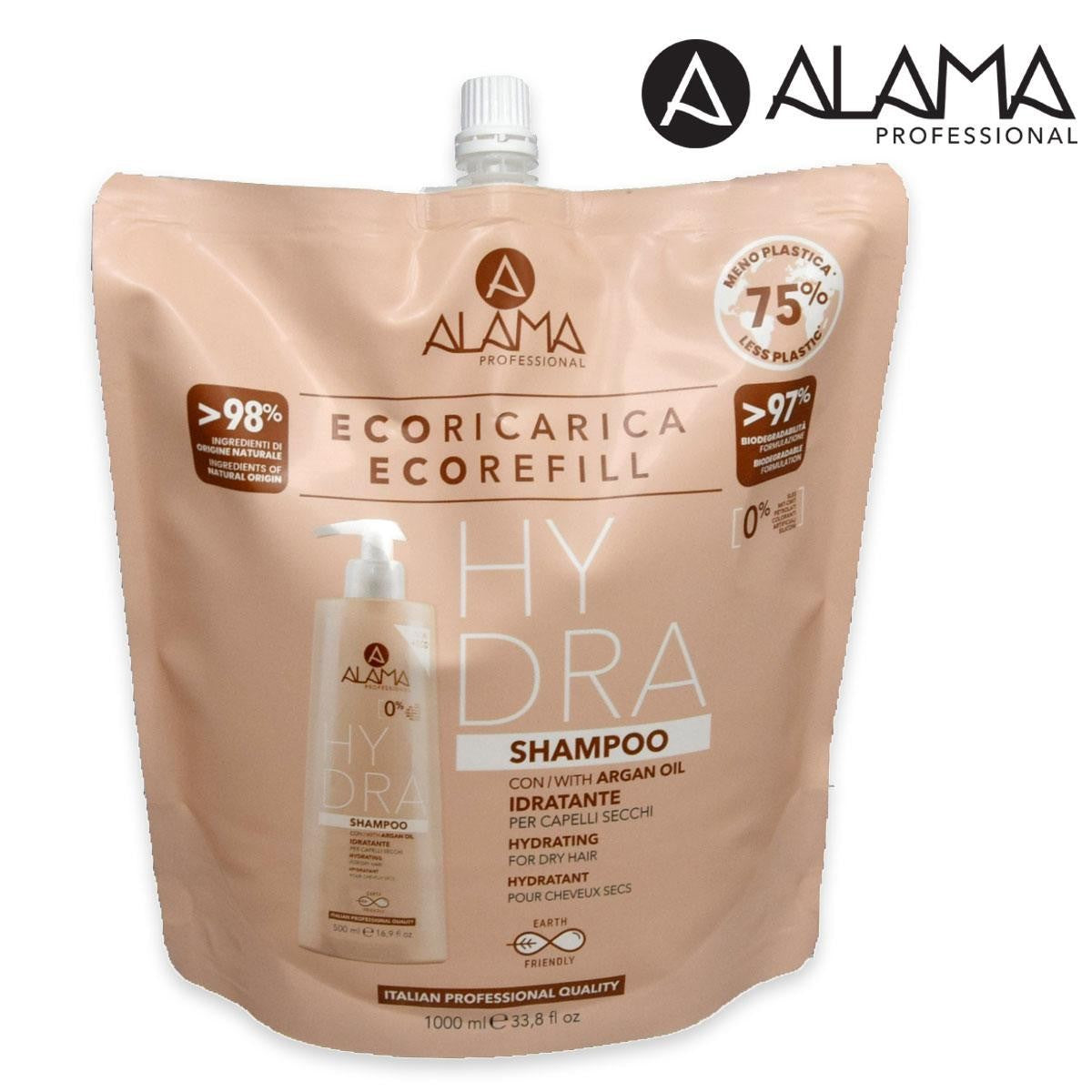 Alama Professional Hydra Eco Täyttöshampoo 1000 ml
