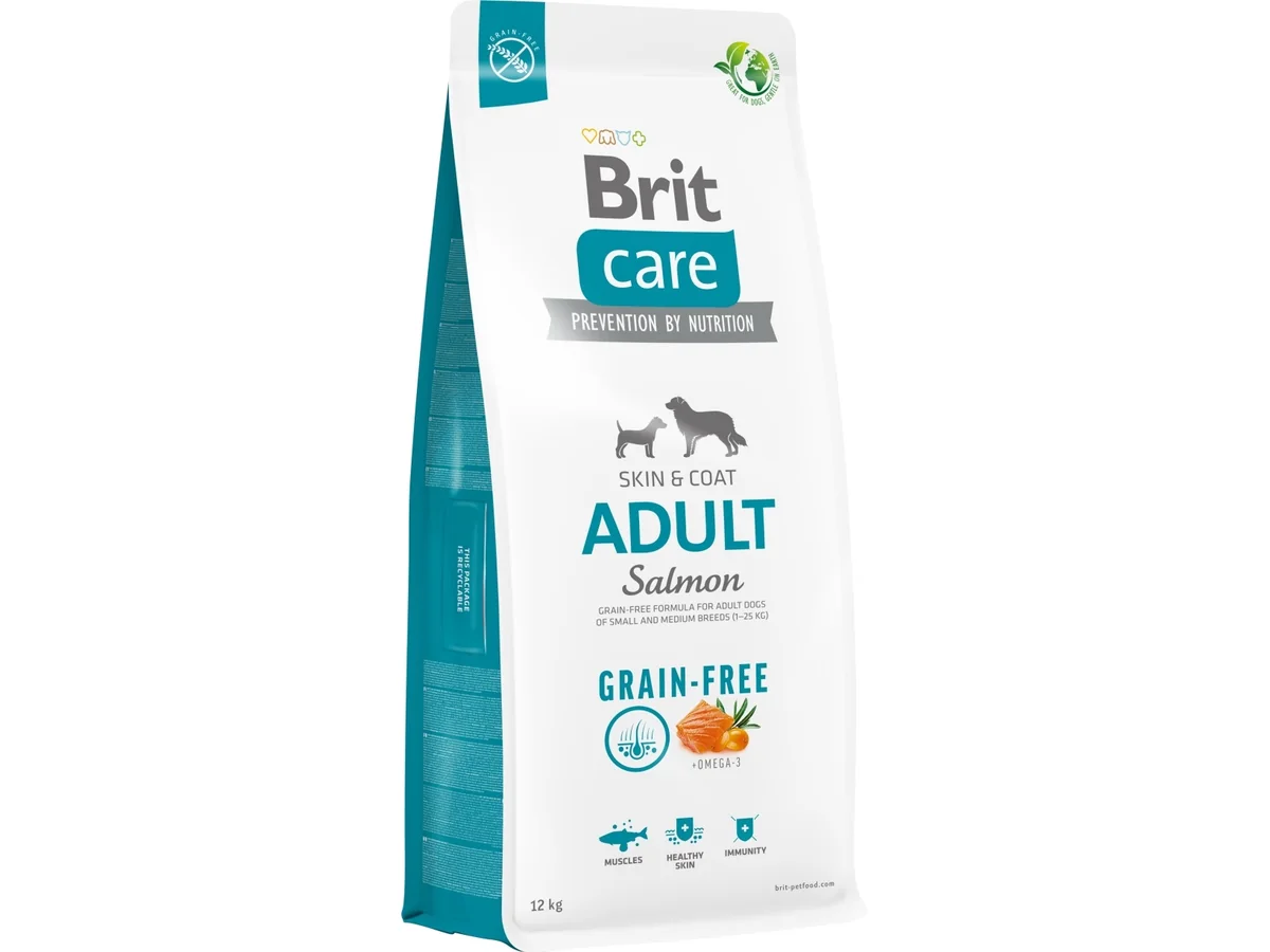 Brit Care Dog Grain-free Adult, Salmon, 12 kg