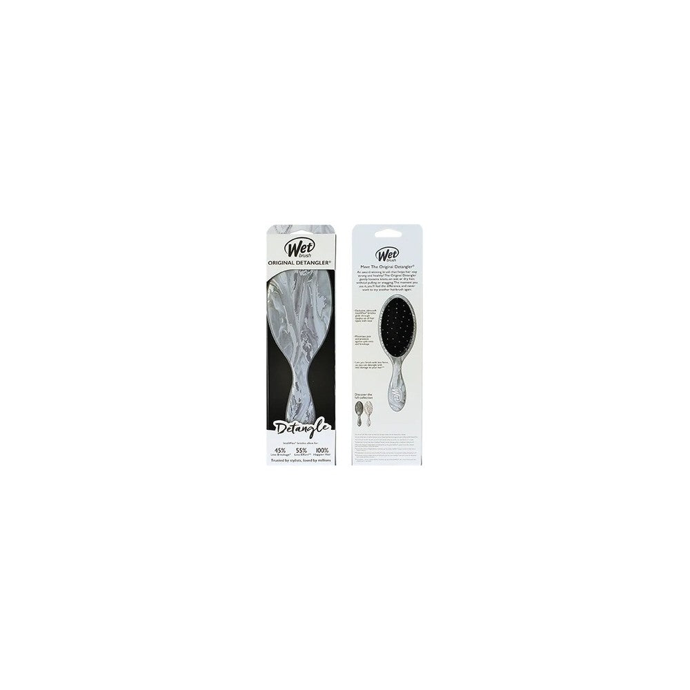 Märkäharja Alkuperäinen Marble Metallic Silver -harja