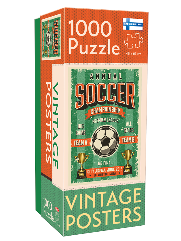 Tactic 1000 pcs: Vintage: Soccer Championship