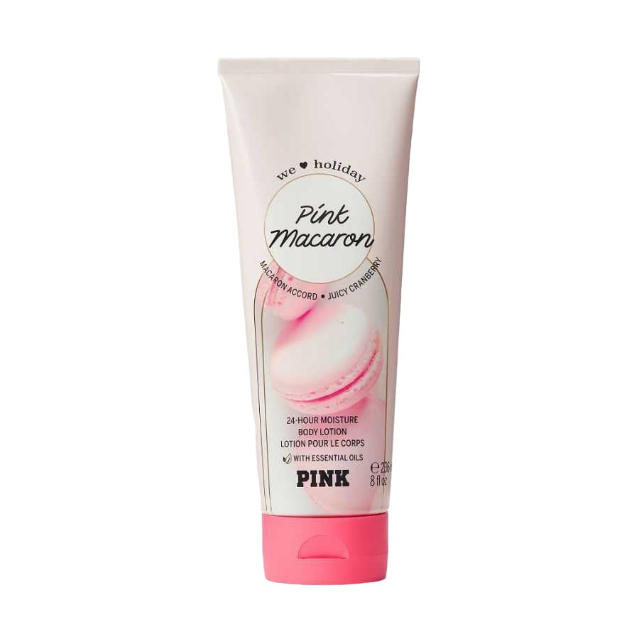 Victoria's Secret, pinkki macaron, kosteuttava vartalovoide, 236 ml