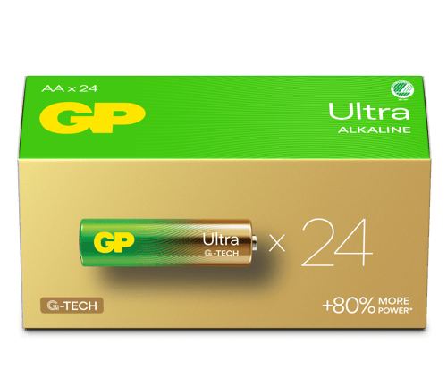 GP Battery Ultra Alkaline AA/LR06 24-pack