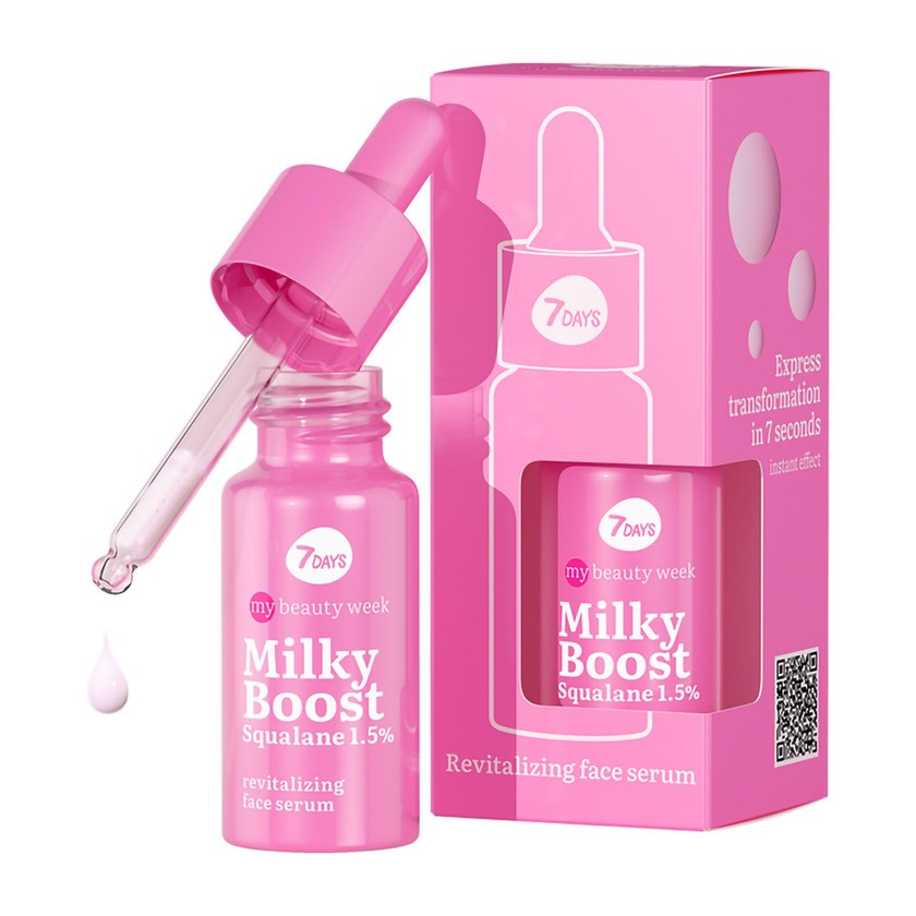 7 Days My Beauty Week Kasvoseerumi Milky Boost Squalane Elvyttävä 20 ml