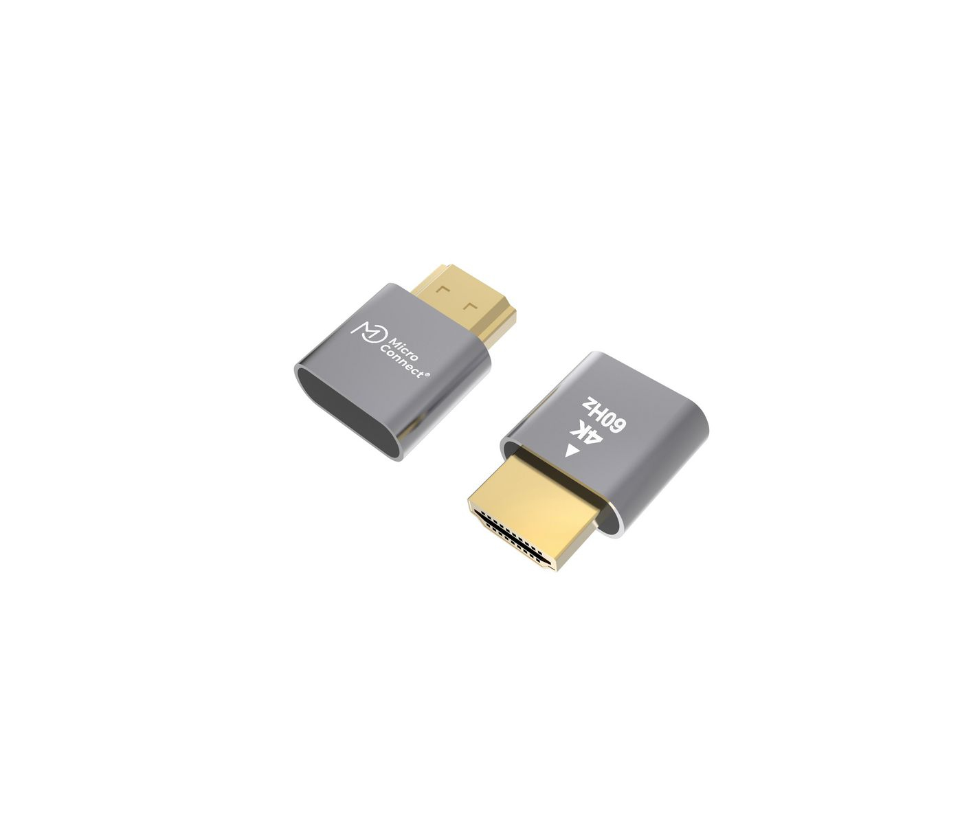 Microconnect HDMI-DUMMY, 0 m, HDMI-tyyppi A (vakio), 3840 x 2160 pikseliä, Harmaa
