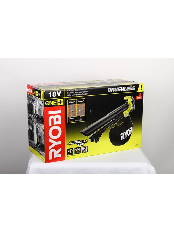 Ryobi OBV18, Käsipuhallin, 200 km/h, Musta, Keltainen, Puhallus/Imu, Sähkö, 97,4 dB - SOLO