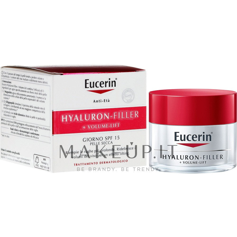 Eucerin Hyaluron Filler + Volume Lift SPF 15 Päivänvaloa Muotoileva Voide 50 ml