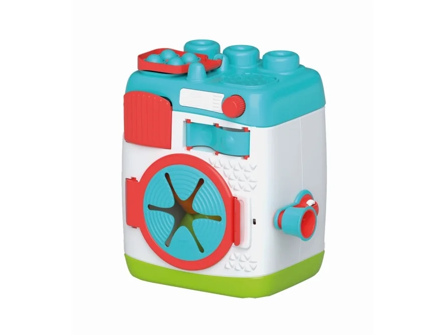 Clementoni Clemmy Soft Washing Machine, Rakennuspakkaus, 1 vuosi/vuosia, 6 kpl, 1,1 kg