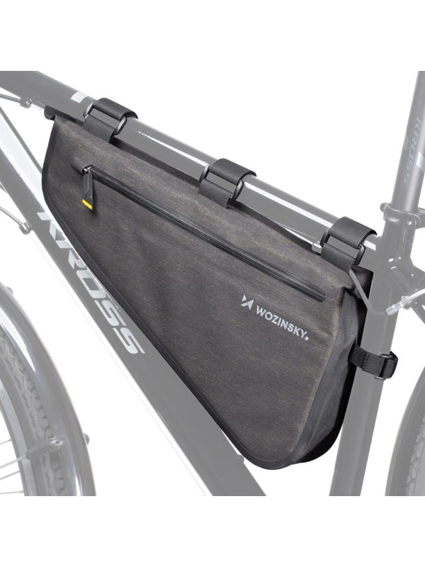 Wozinsky Bicycle Frame Bag 3.5L Gray (WBB15BK)