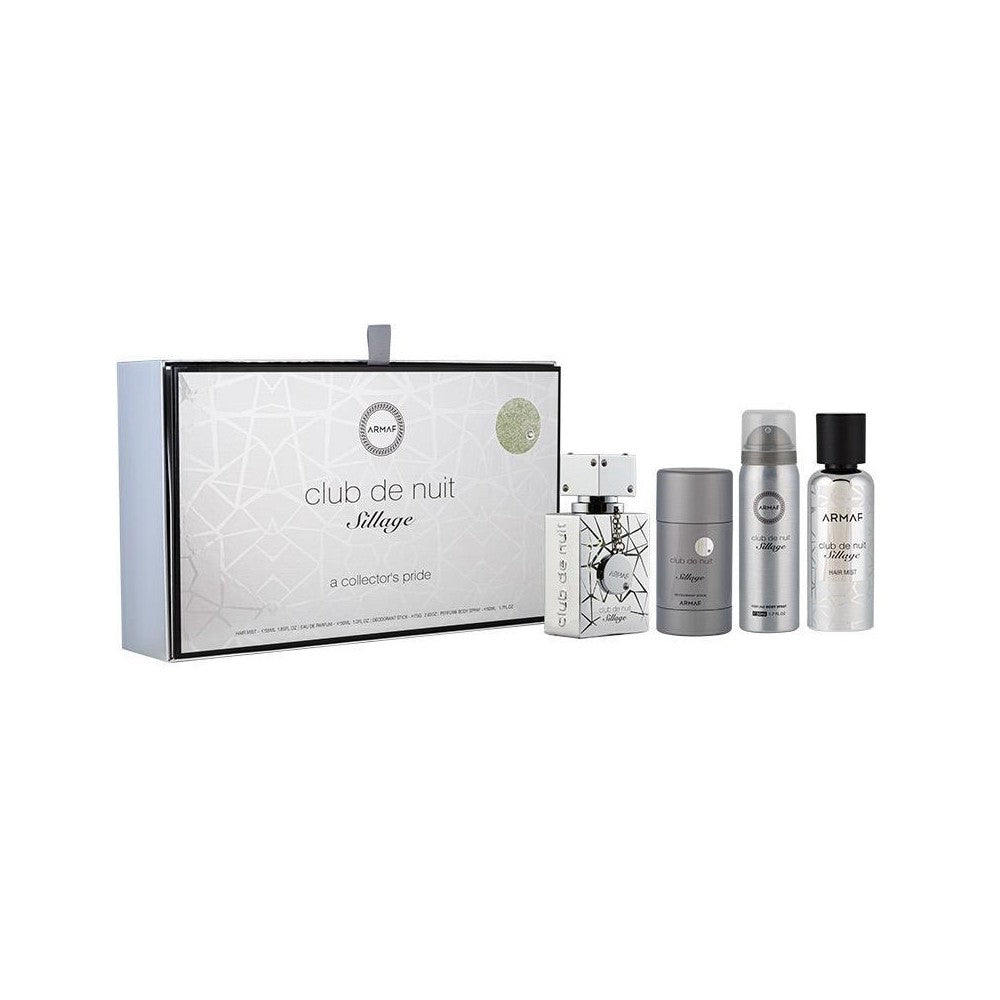 Armaf Club De Nuit Sillage Gift Set EDP 30 ml, vartalosuihke 50 ml, hiuslakka 55 ml ja deodorantti 75 g - 30 ml