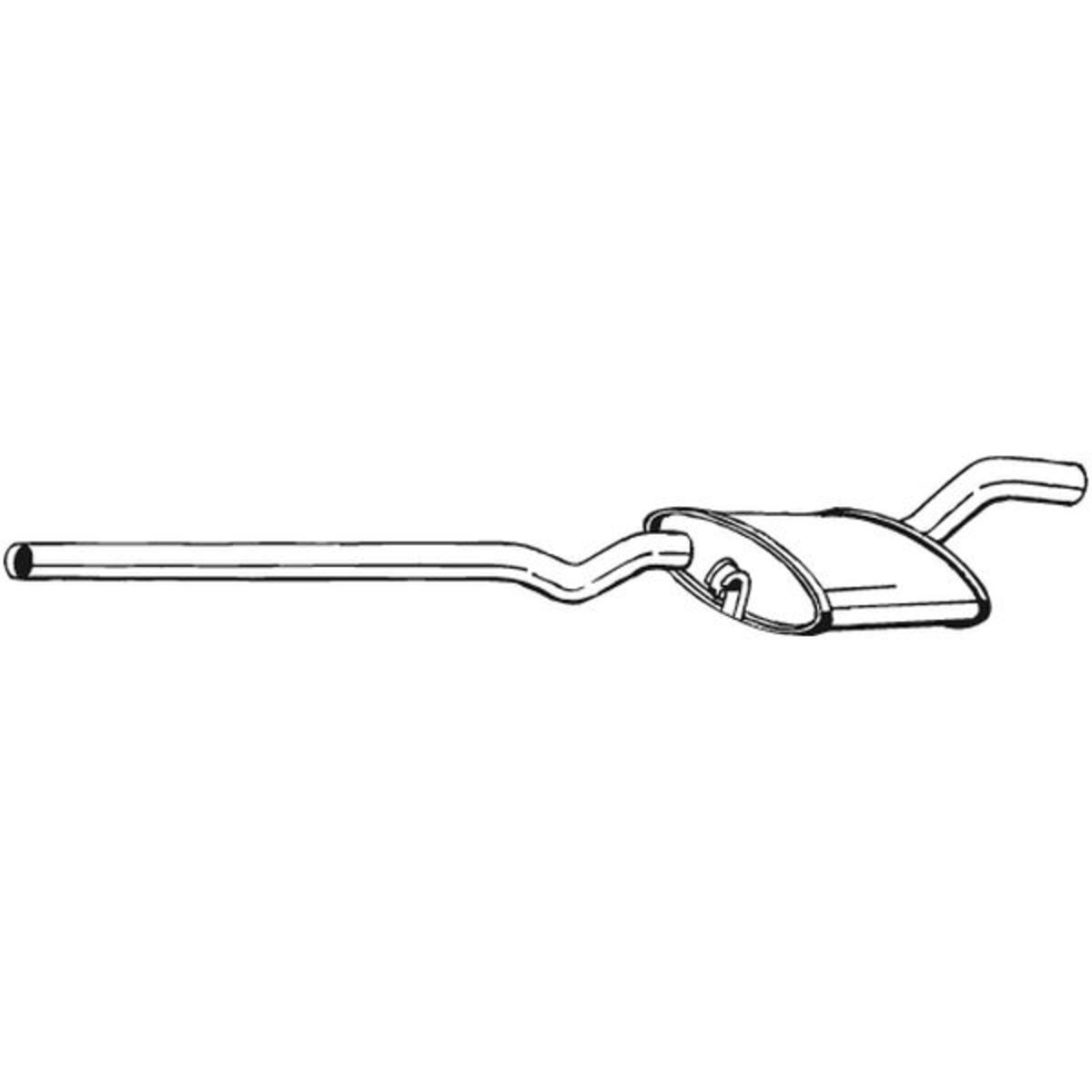 Keskiäänenvaimentaja BOSAL 282-599