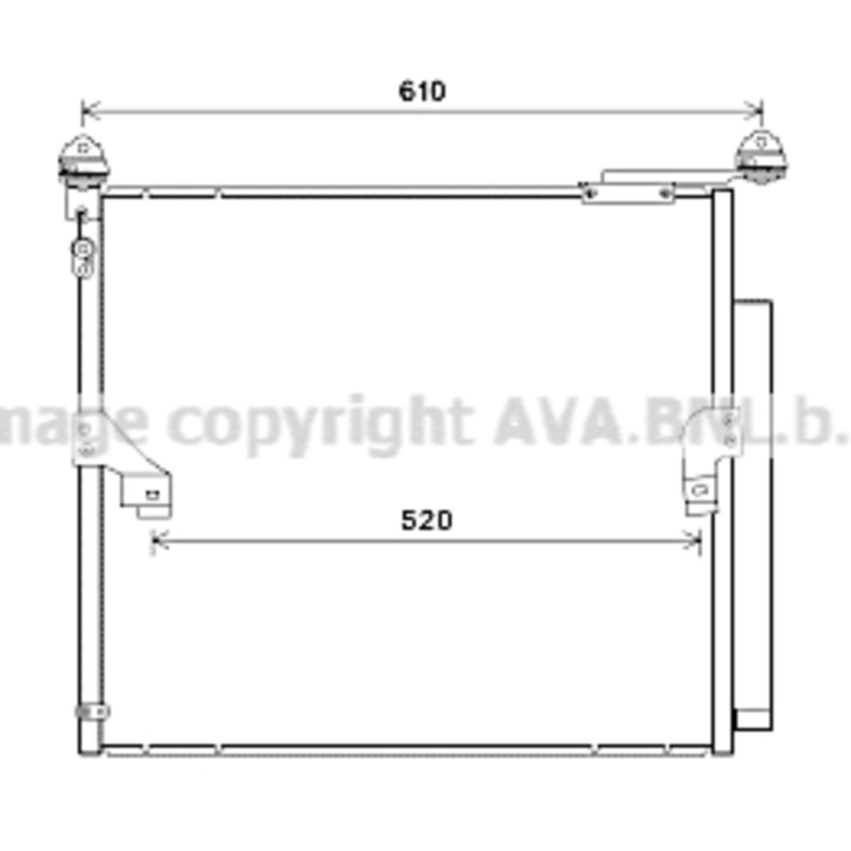 Lauhdutin, ilmastointilaite AVA COOLING SYSTEMS TO5677D