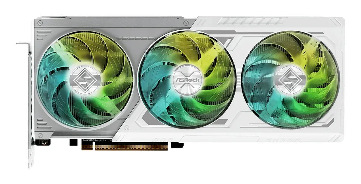 ASRock Radeon RX 9070 XT Steel Legend OC 16 Gt -näytönohjain