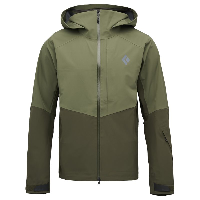 Black Diamond M's Recon Stretch Ski Shell Tundra-Dark Moss