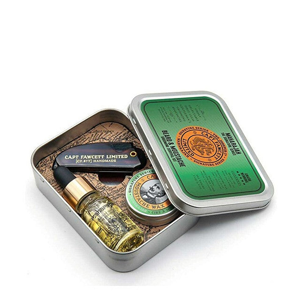 Captain fawcett Maharajah Grooming Survival Kit Partakarvojen Hoitosetti