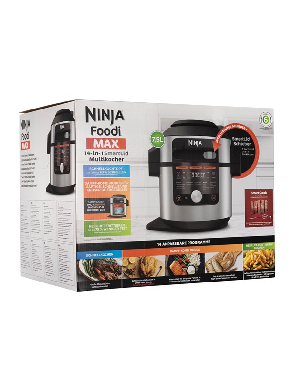 Ninja OL750EU monitoimikeitin 7.5 L 1760 W Musta, Ruostumaton teräs