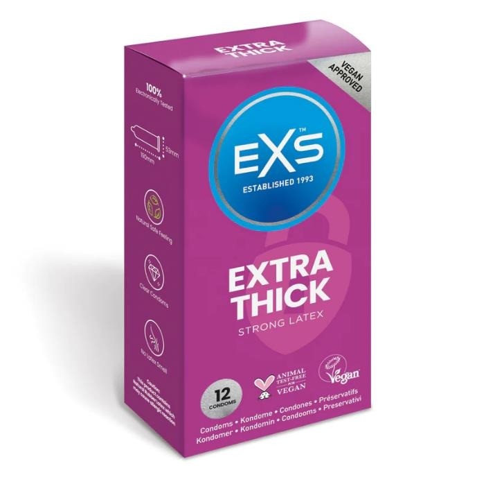 Exs extra safe kondomit 12 kpl