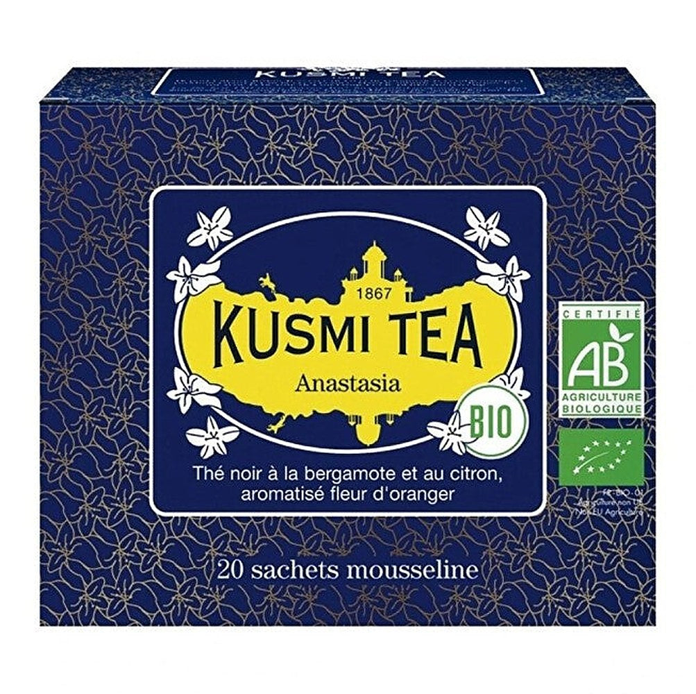 Kusmi tea Anastasia 20 luomumusliinipussia 40 g