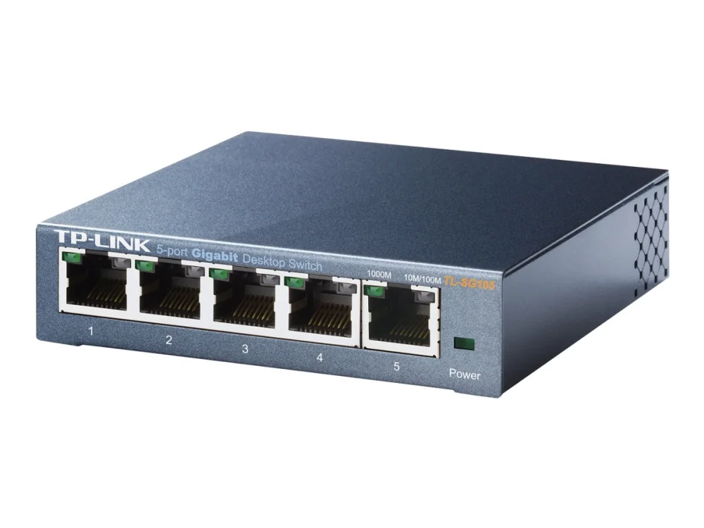 TP-Link TL-SG105, Hallitsematon, Gigabit Ethernet (10/100/1000), Täysin kaksipuolinen