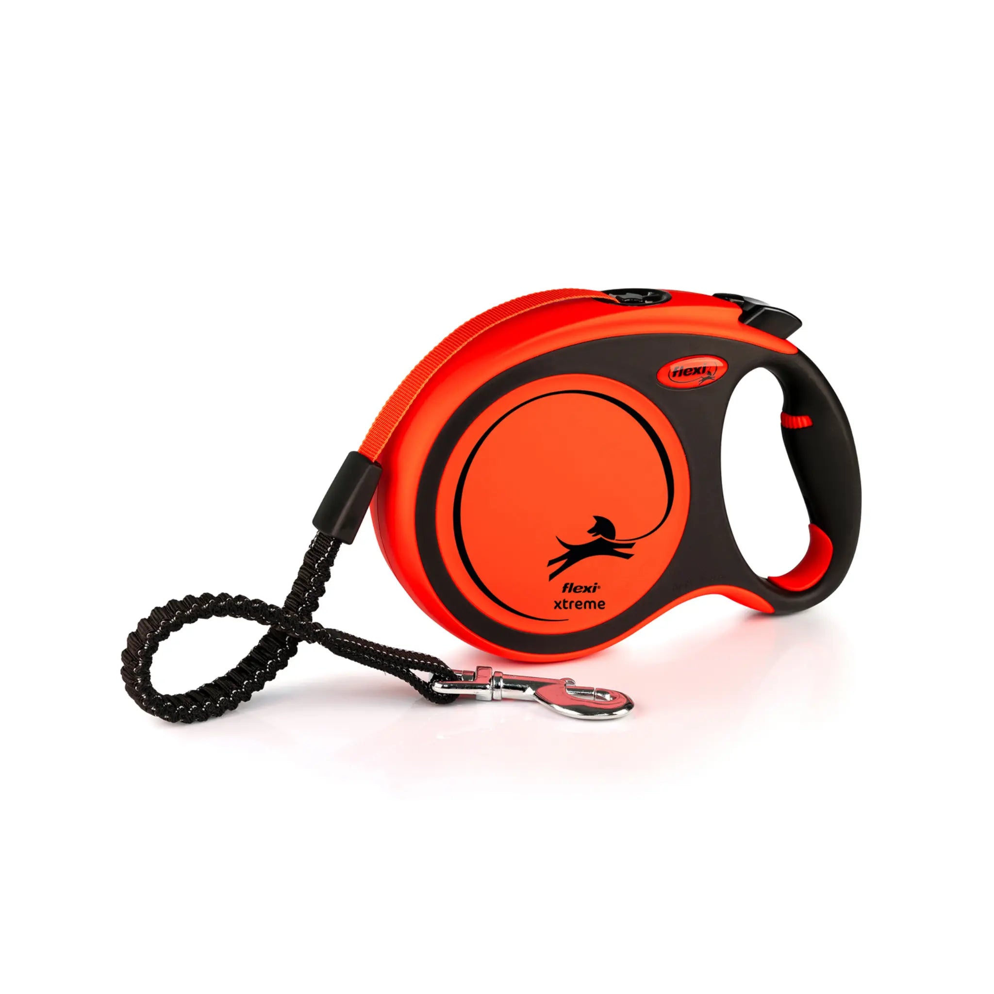Flexi XTREME nauhakelatalutin L, 8 m, musta/oranssi